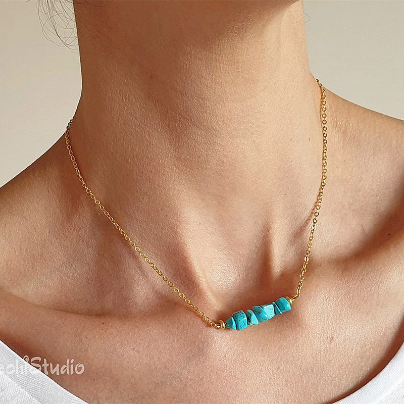 Turquoise Stone Vintage Necklace