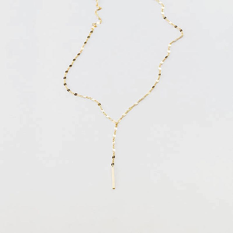 Simple Long Necklace Ladies