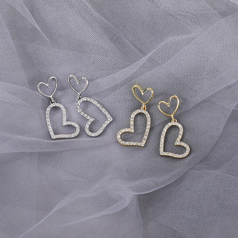 Heart Love Simple Pendant Earrings