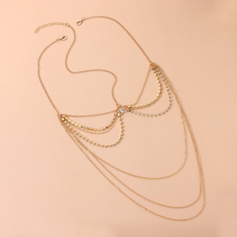 Head Jewelry Chain Rhinestone Headdress