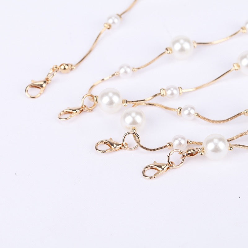 Body Chains Pearl Boho Layered Beach Waist Chain