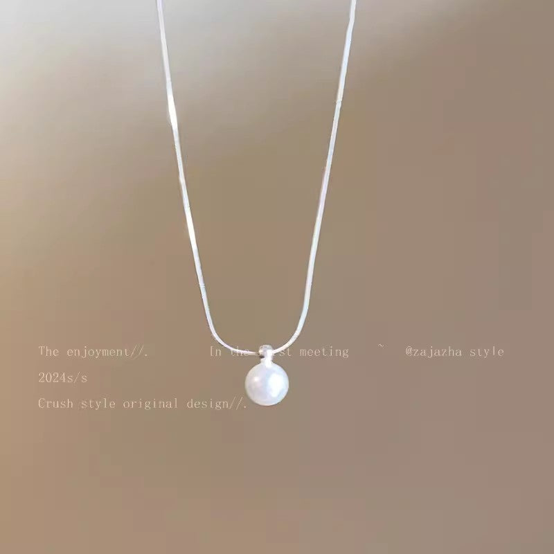 Imitation Pearl Jewelry Pendant Necklace