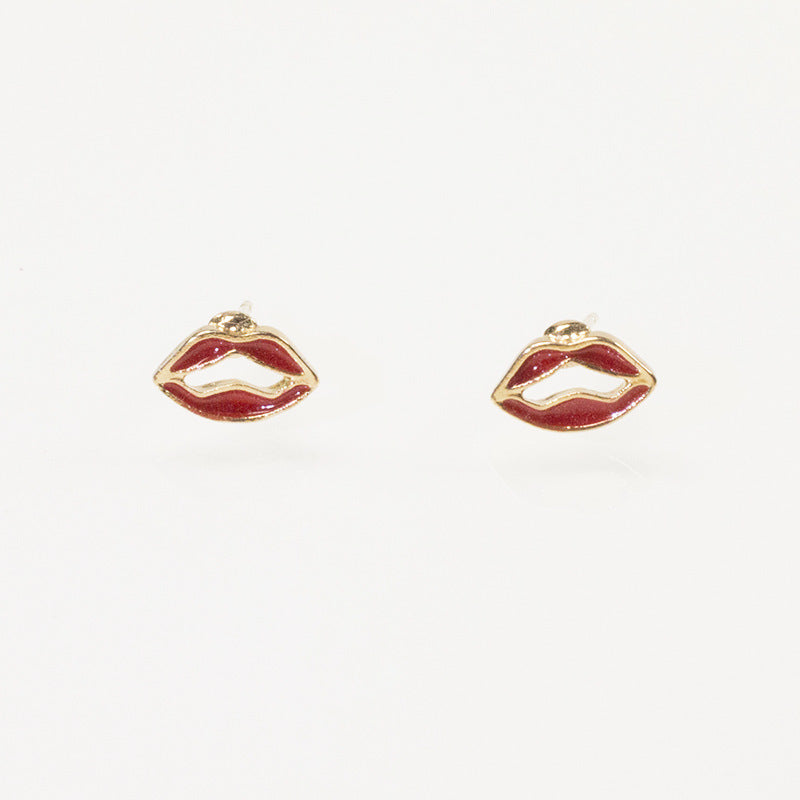Sexy Mouth Lips Stud Earring