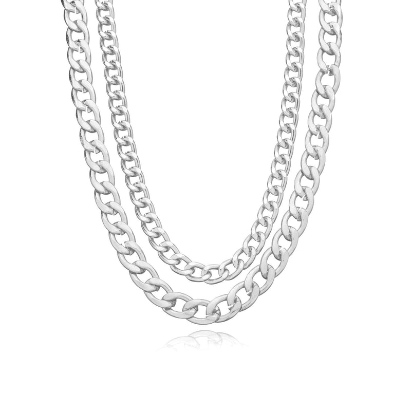 Cuban Chain Necklace Chunky Aluminium Chain