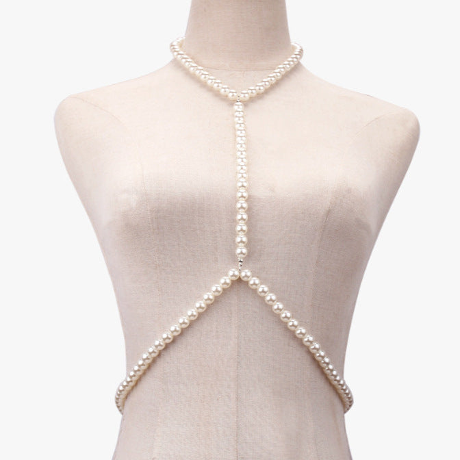 Pearl Belly Chain Body Jewelry
