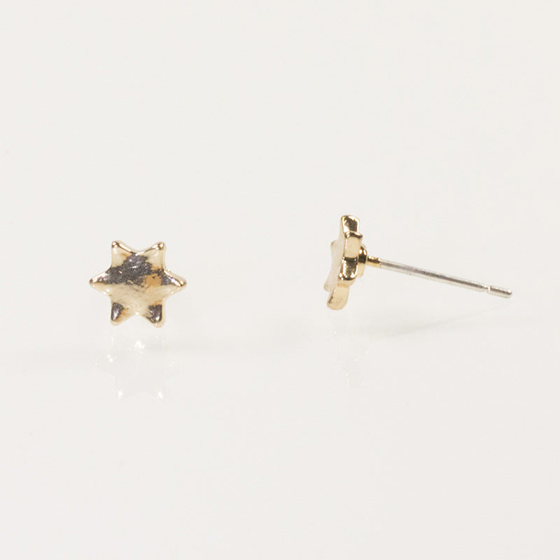Plain Star Stud Earring