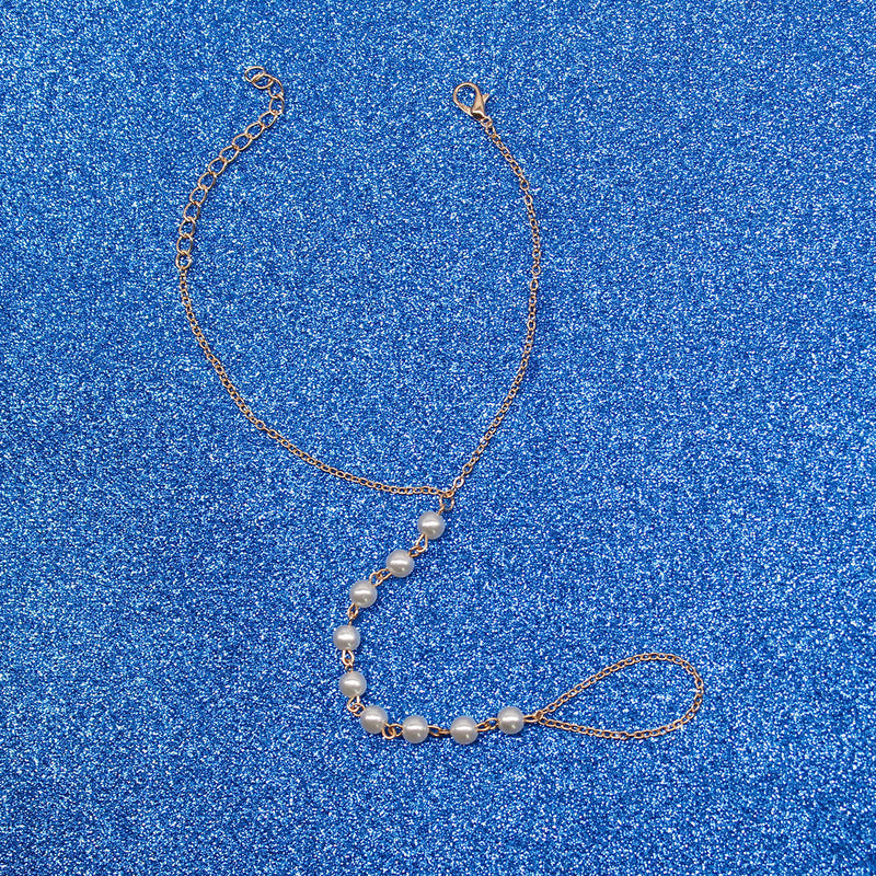 Punk Finger Ring Bracelet