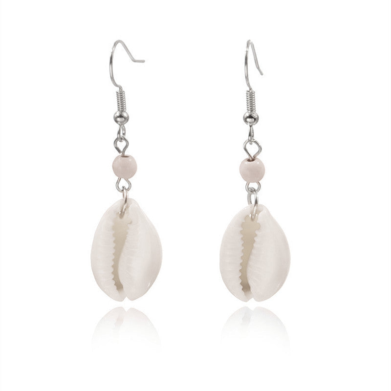 Bohemia Jewelry Pearl Natural Shells Earrings
