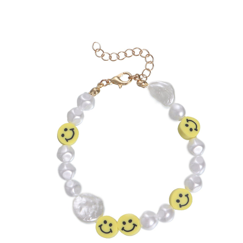 Smile Style Beads Wrist Charm Bracelet