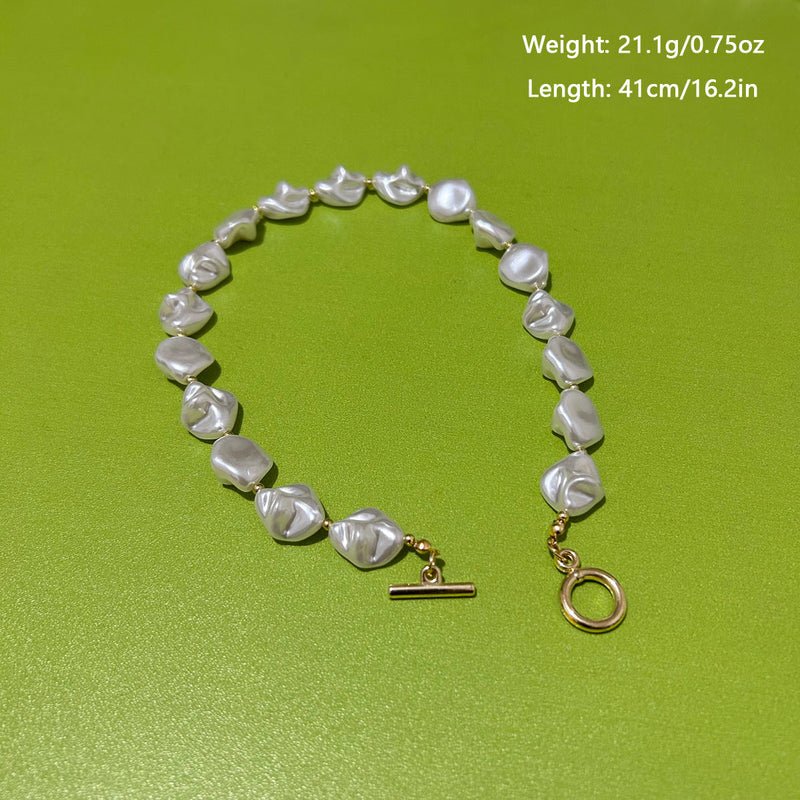 Irregular Baroque Pearl Necklace for Women