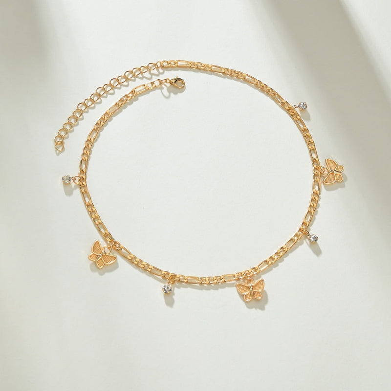 Butterfly Charm Chain Necklace