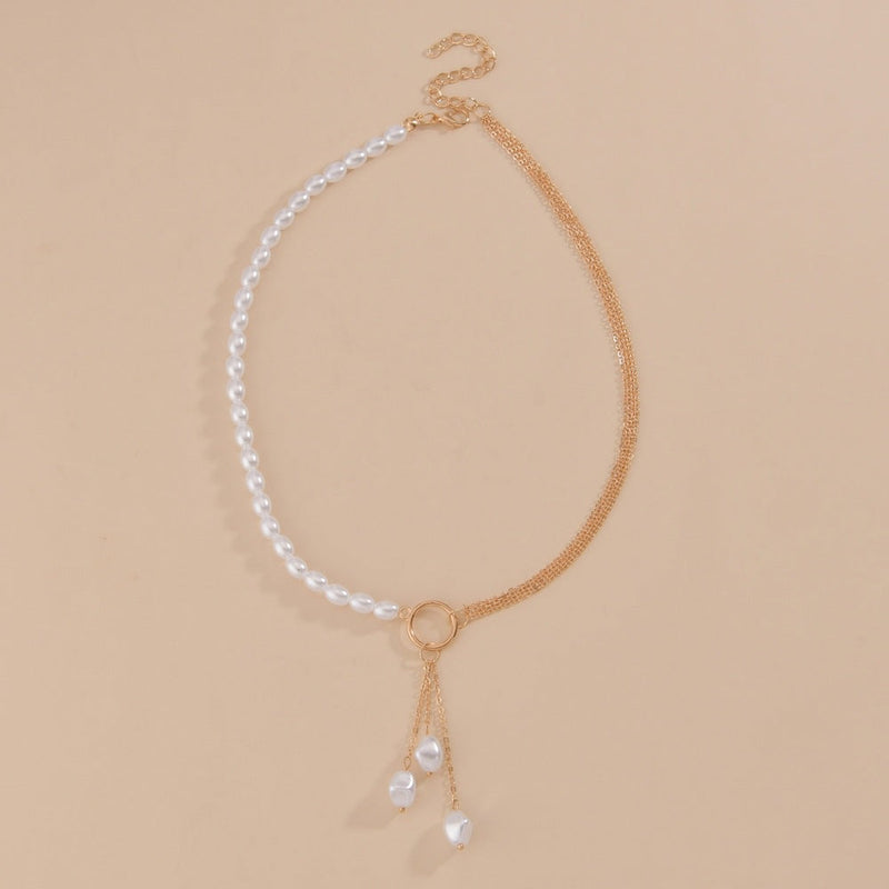 Baroque Irregular Pearl Pendant Necklace