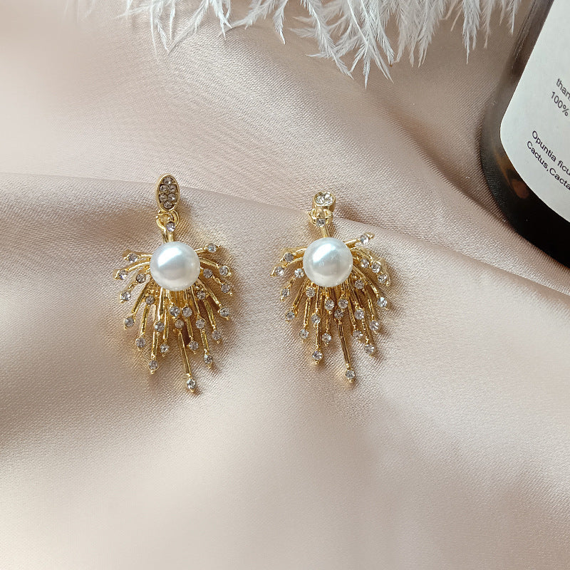 Fashion Firework Pearl Earrings