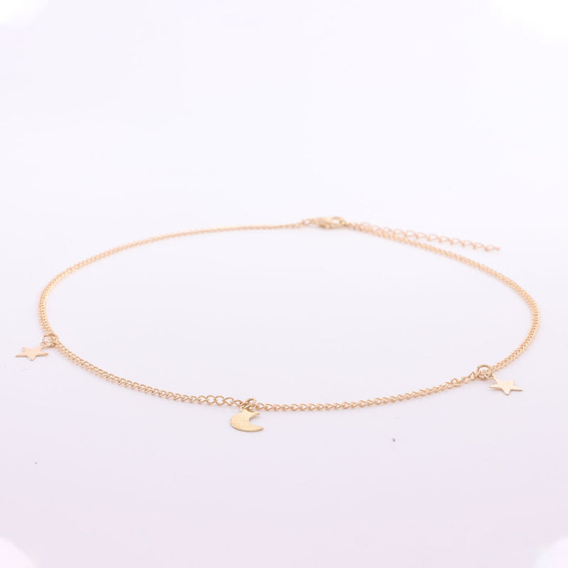 Moon Star Charms Necklace
