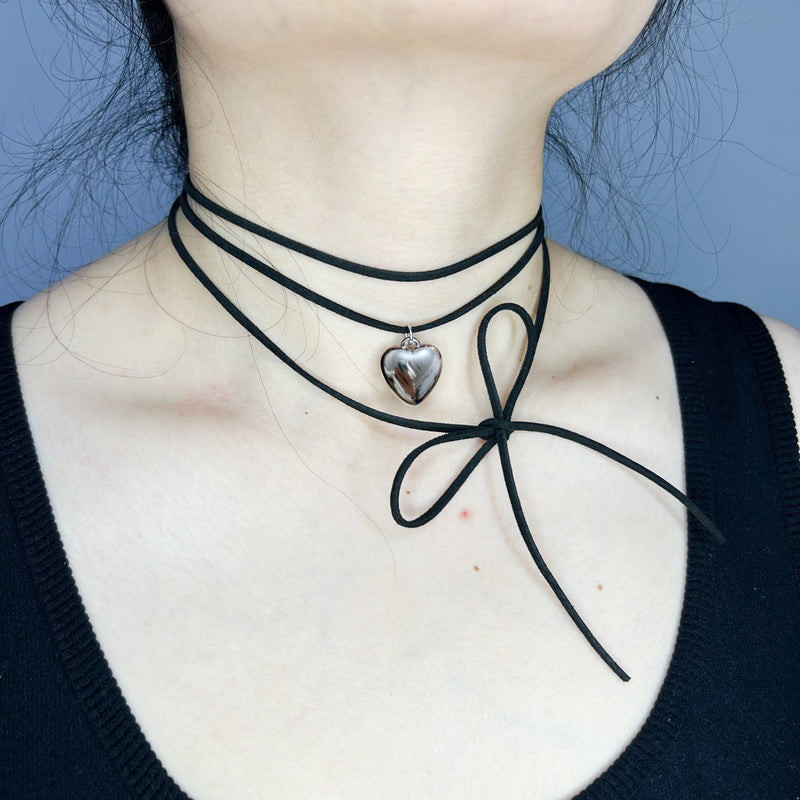 Fashion Big Love Heart Pendant Necklace for Women