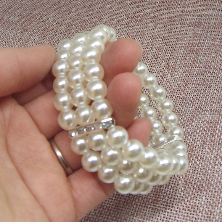 3 row Pearl Bracelet