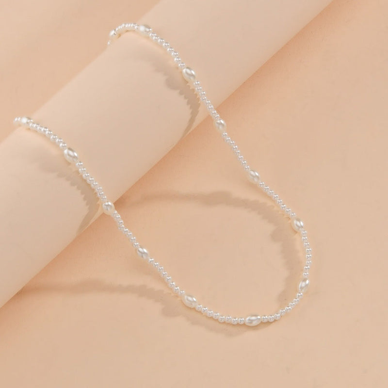 Women Jewelry Luxury Choker Necklace With Pearls