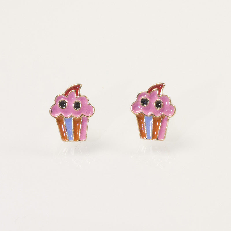 Sweet Cake Stud Earring