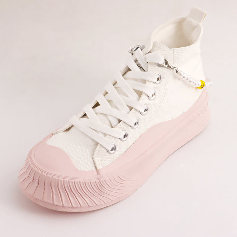 Removable Pearl Shoe Chain