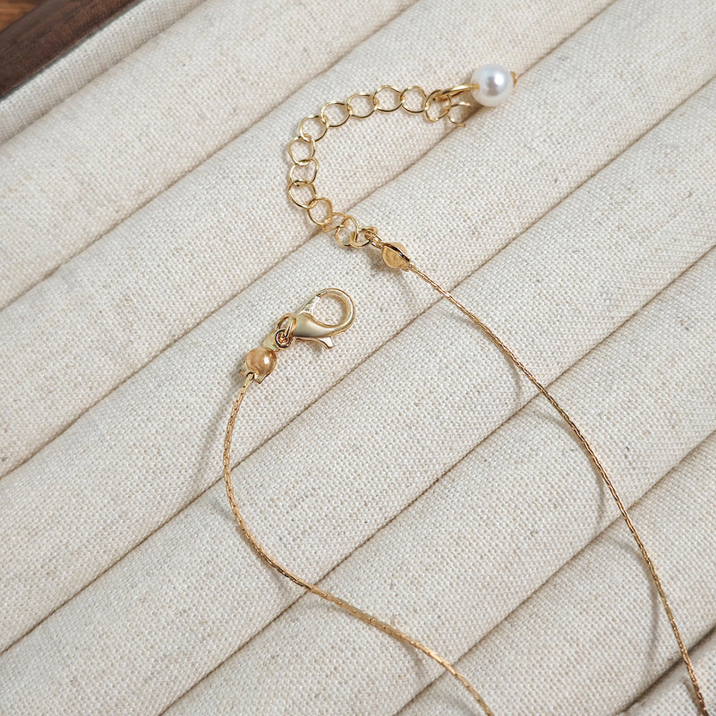 White Pearl Bridal Necklace