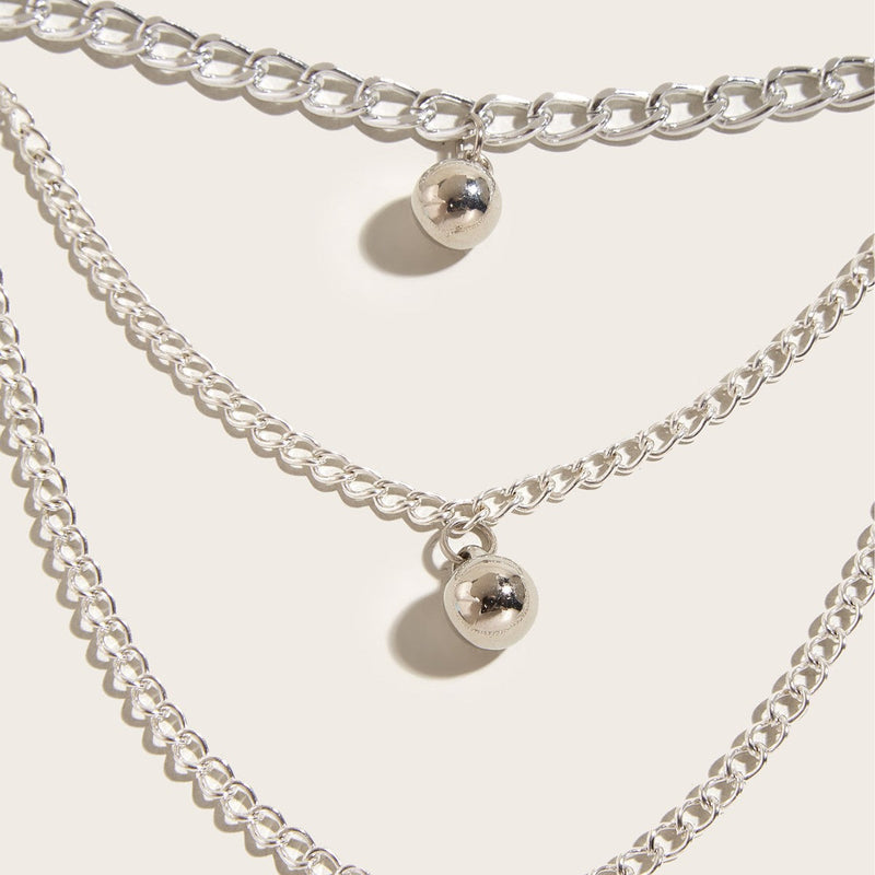 Multi-Layer Metal Body Chain Waist Garter Belt