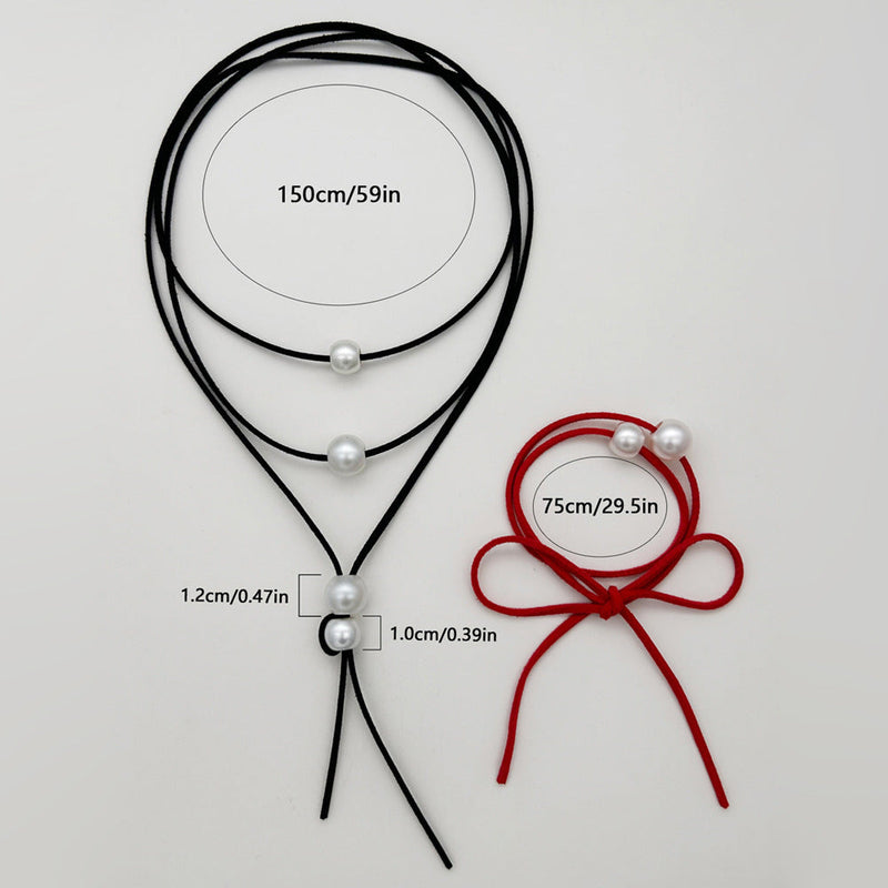 Gothic Trendy Color Rope Choker Necklace Women