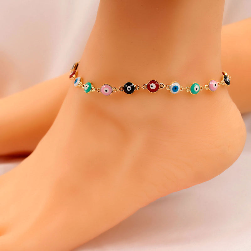 Evil Eye Ankle Bracelet