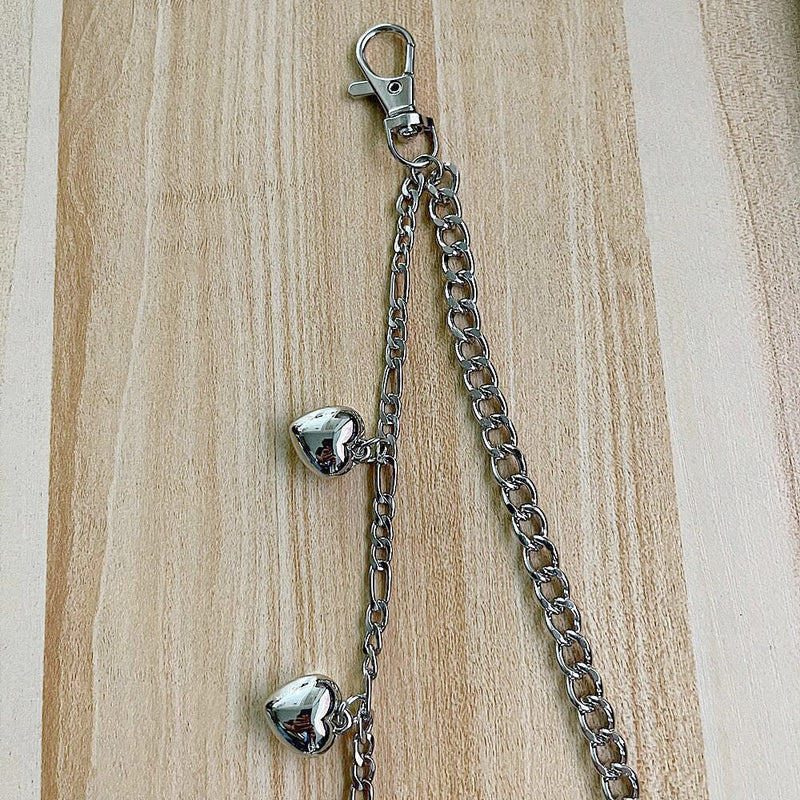 Metal Belt Rock Punk Hip Hop Heart Pants Chain