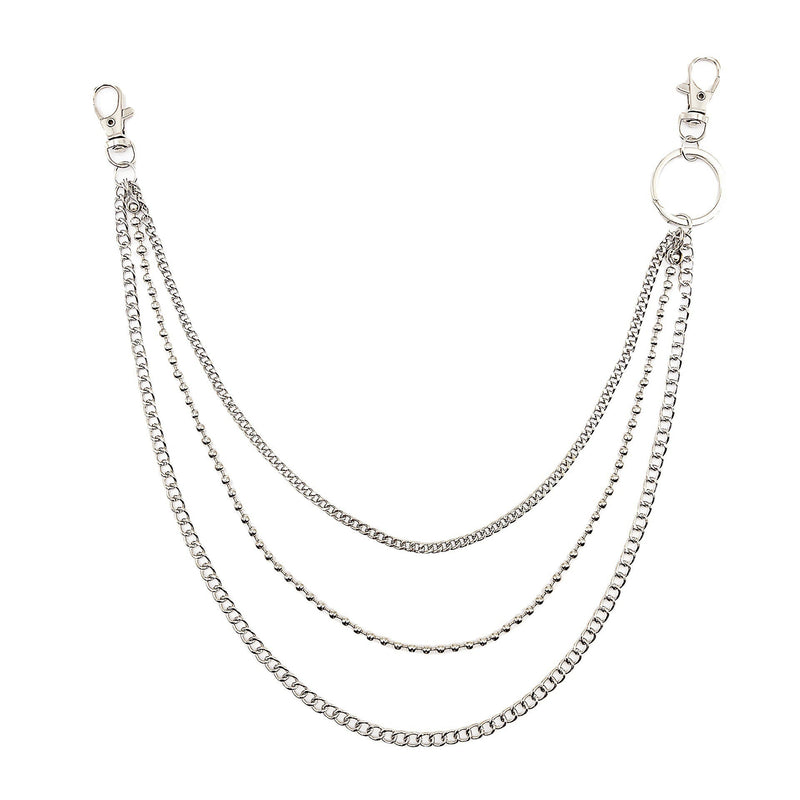 Multi-layer Beaded Wallet Pants Belt Chains