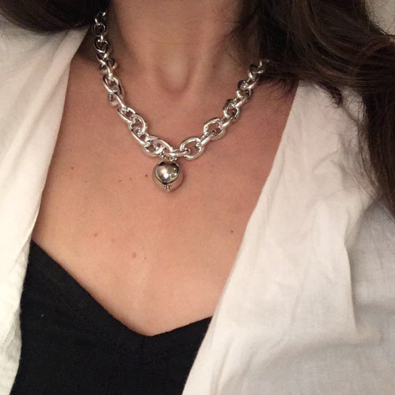 Round Ball Choker Necklace Women Statement Party Jewelry