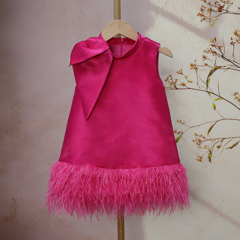Summer New Patchwork Mesh Girls' Dress
