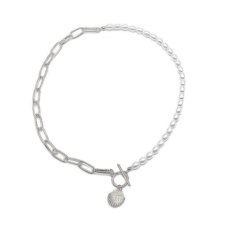 Shell White Pearl Necklace for Women
