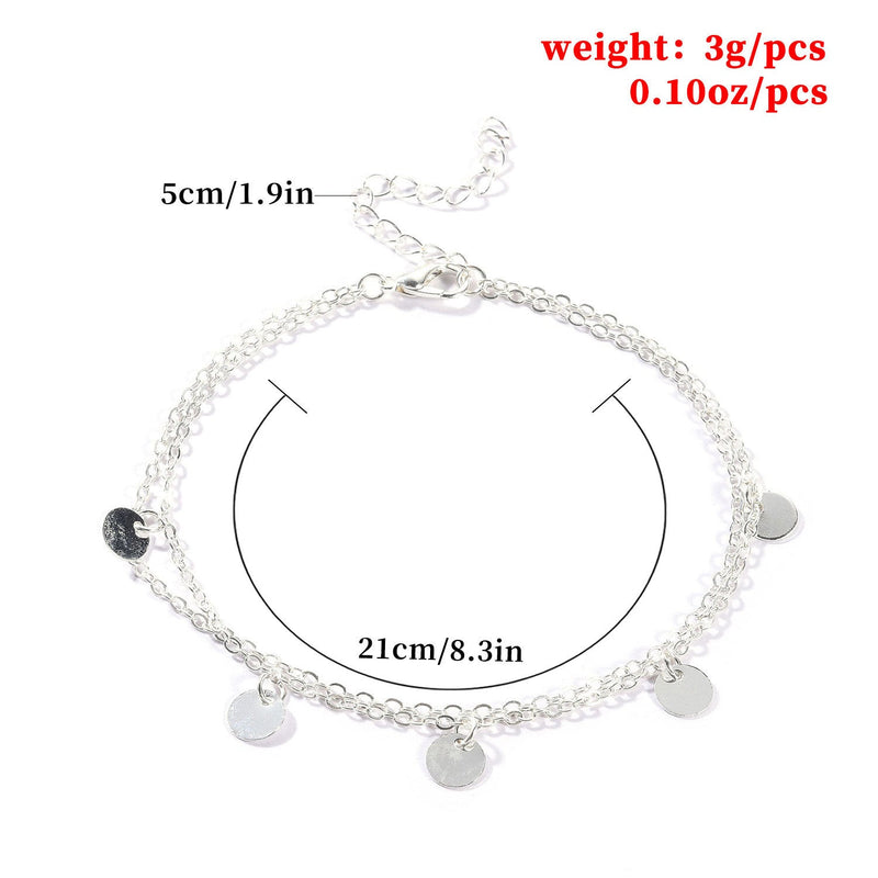 Round Charm Foot Bracelet