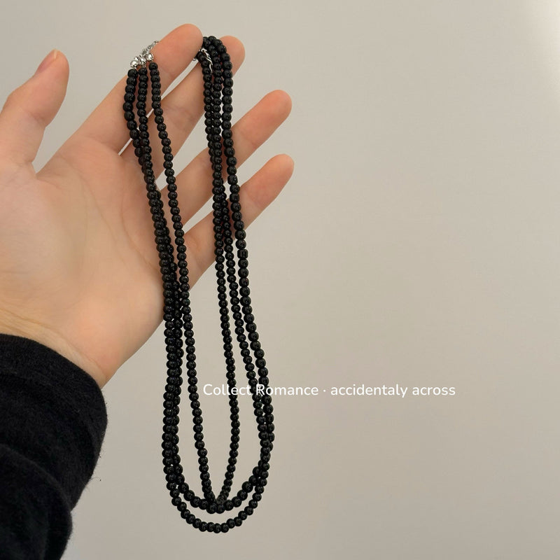 Pearl Necklace Men Fashion Beaded Necklace