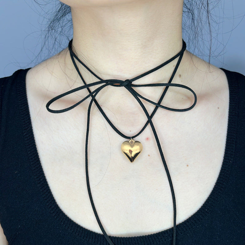 Fashion Big Love Heart Pendant Necklace for Women