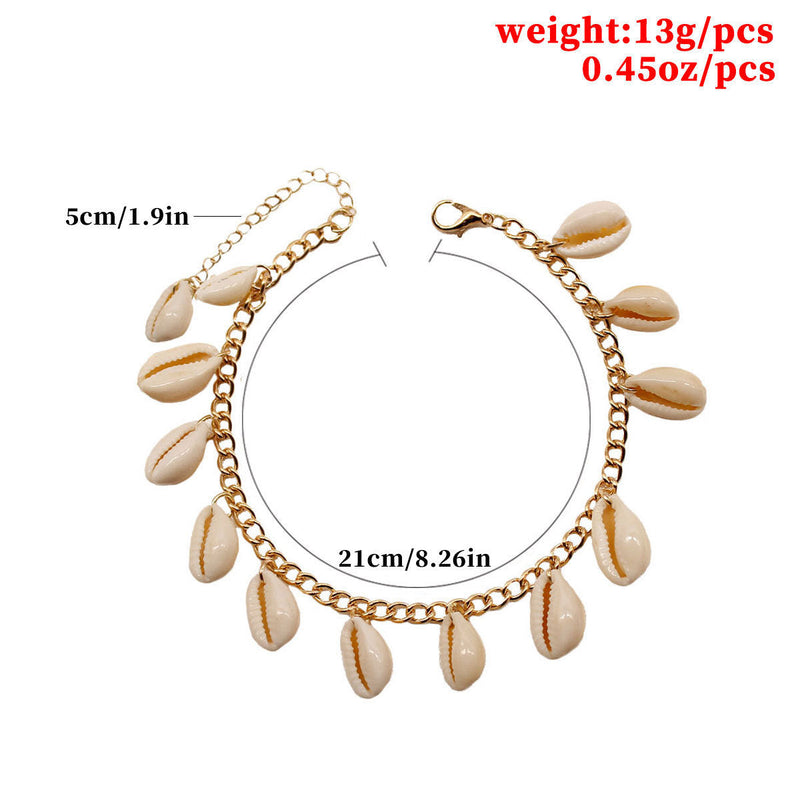 Sexy Slave Jewelry Foot Shell Anklet Chain