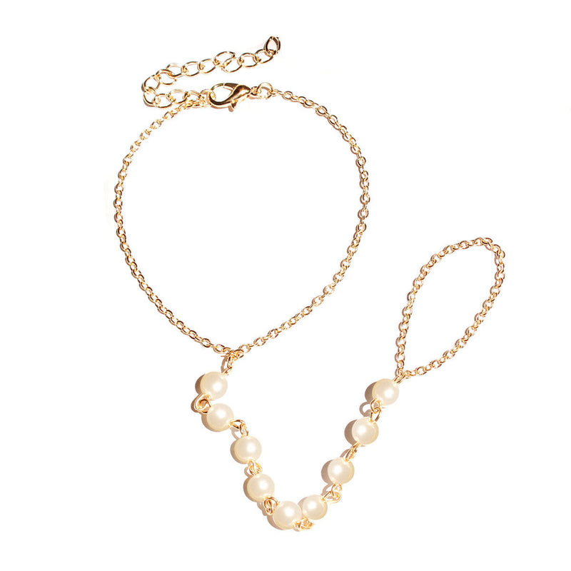 Punk Finger Ring Bracelet