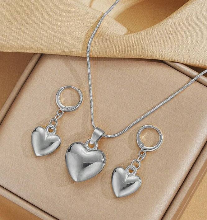 Sexy love Heart Necklace Set