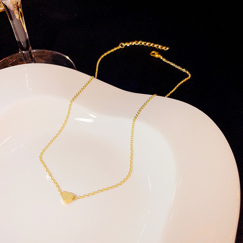 Crescent Shaped Pendant Necklace