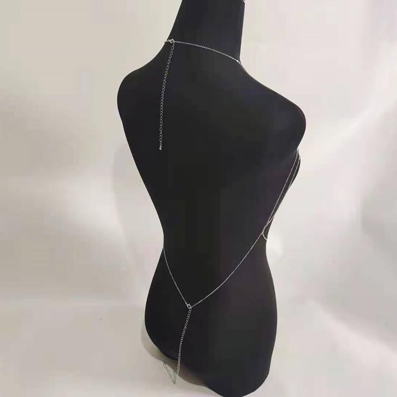 Women Sexy Bra Chain Jewelry Shiny Tassel Sequin