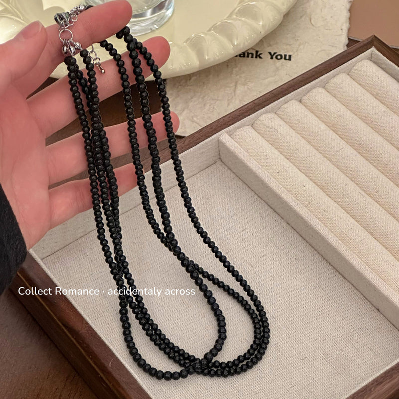 Pearl Necklace Men Fashion Beaded Necklace