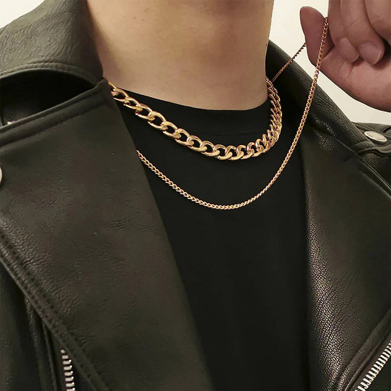 Classic Thick Chain Necklace Hip-Hop Men Cuban Necklace
