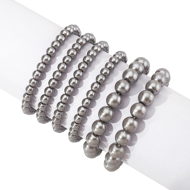 Glass Pearl Beaded Bracelet