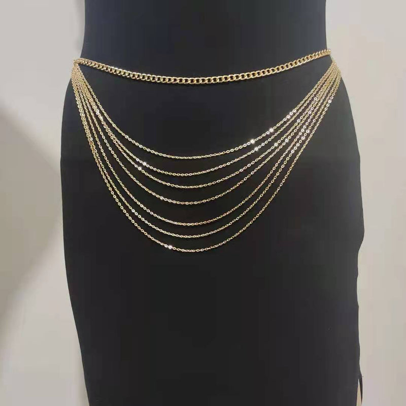 Nightclub Layer Chain Body Belly Chain Jewelry
