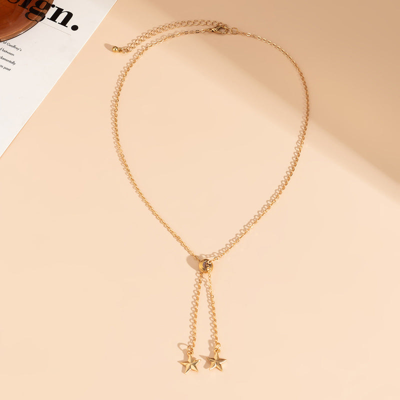 Pulling Pearl Chain Necklace for Women