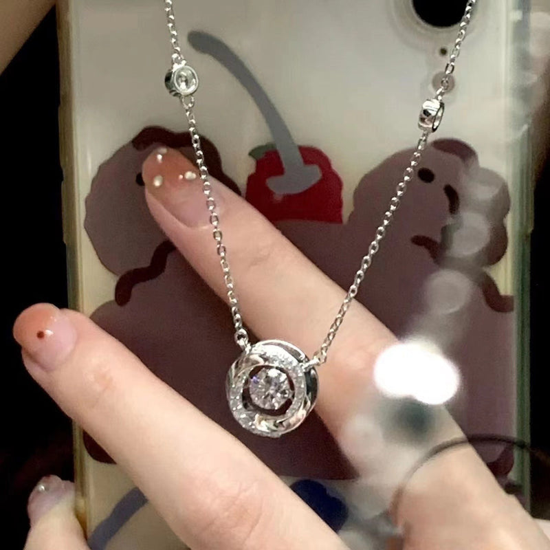 Zircon Stone Pendant Necklace