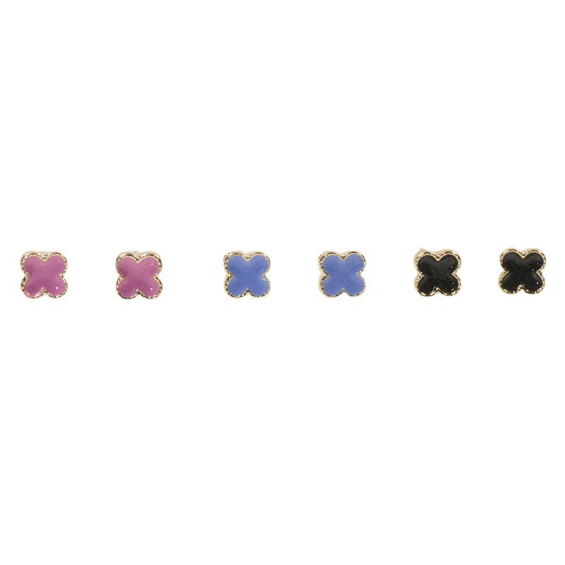 Clover stud earrings set Jewelry