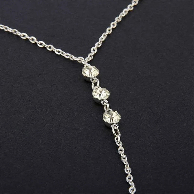 Sexy Style Crystal Back Chain Necklace