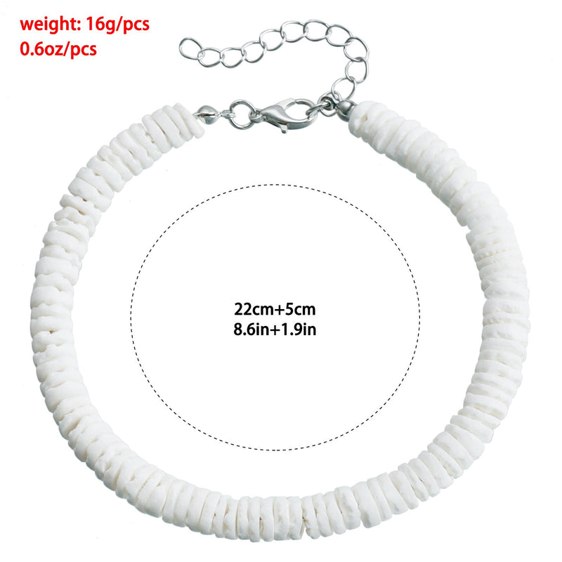 Bohemian Broken Cowrie Shell Foot Bracelet