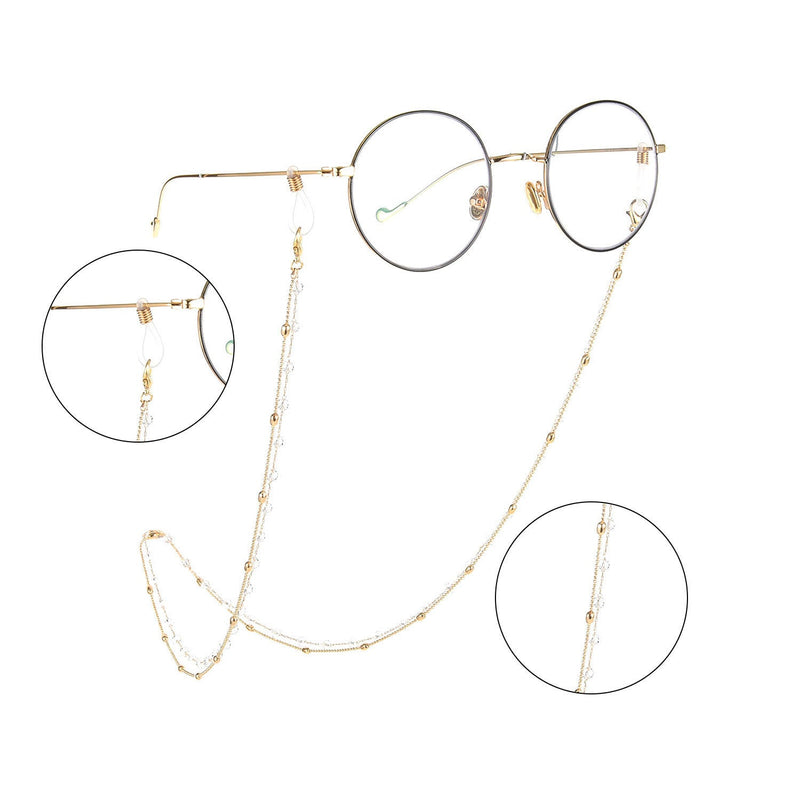 Woman Metal Masking Chains Sunglasses